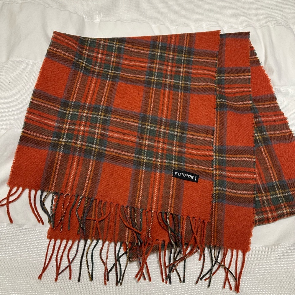 Classic Red Tartan Holt Renfrew Scarf